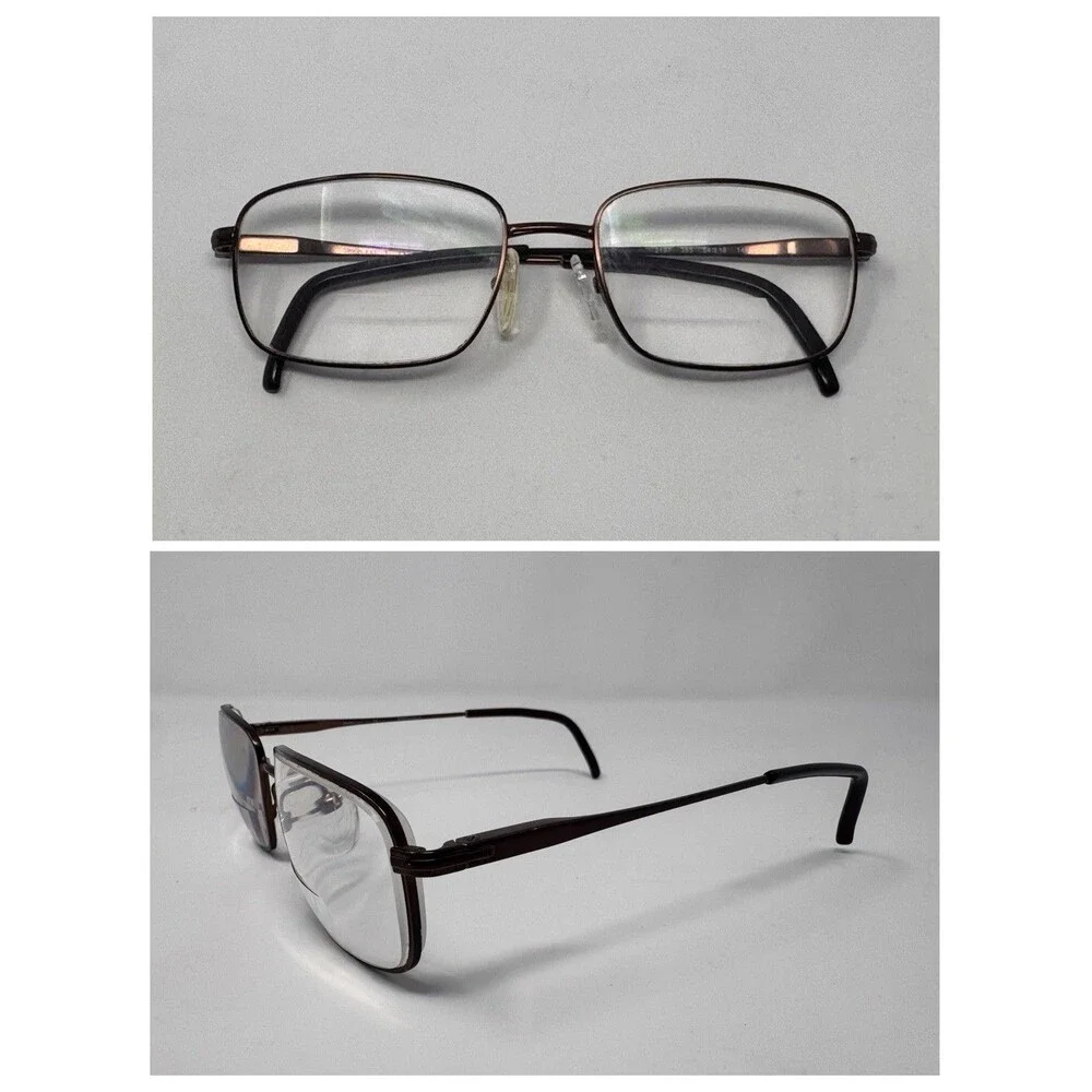 Steroflex 2197 355 Eyeglass Frames 54-18-140 Brown Tortoise
